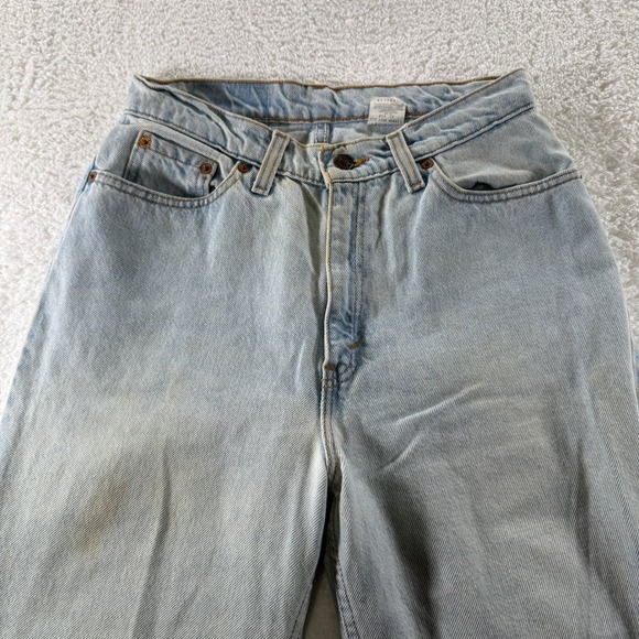 VTG Levi's 512 Jeans Womens 11 Medium Light Wash 90s Denim Slim Straight Leg - Picture 3 of 11